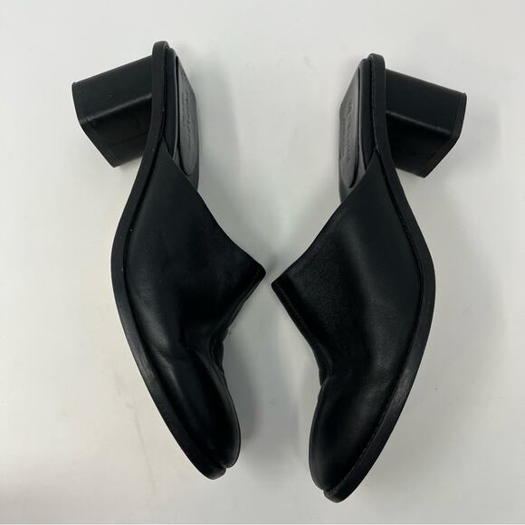 Everlane The Artist Mule Black Leather Shoes Sandals Womens Size 9 - Picture 8 of 11